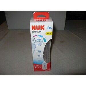 Nuk Anti-Colic Baby Bottle with Safe Temp Indicator 10 oz Bottle Brand New